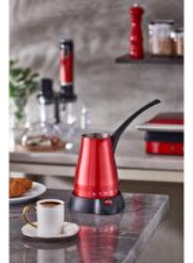 SINBO CORDLESS ELECTRİC COFFEE POT RED - Image 1